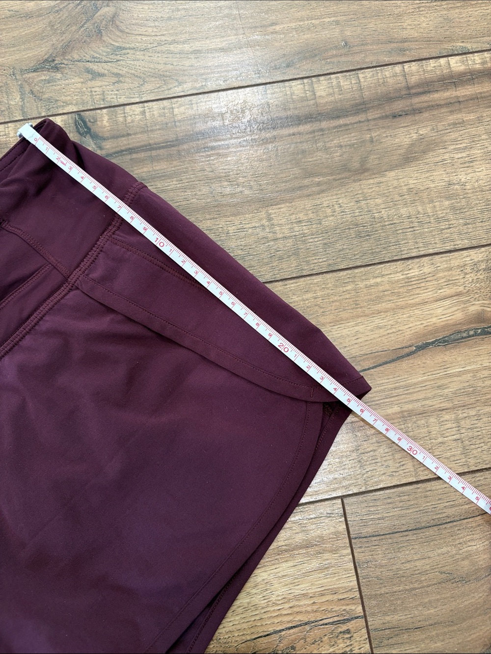 lululemon athletica Women's Deep Wine Athletic Shorts - Picture 8 of 9